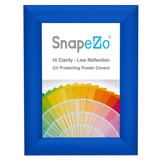 5x7 Blue SnapeZo® Snap Frame - 1" Profile - Snap Frames Direct