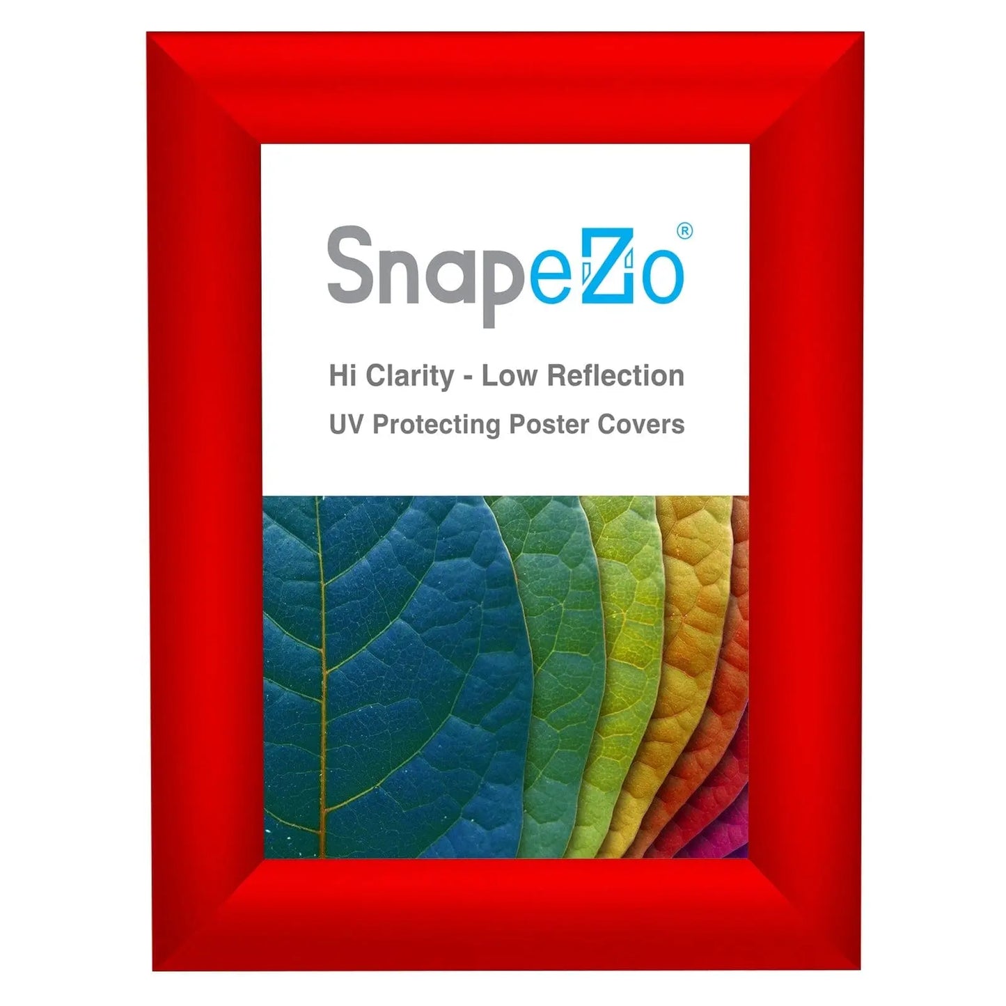 5x7 Red SnapeZo® Snap Frame - 1" Profile - Snap Frames Direct