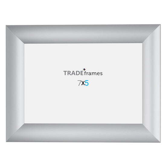 5x7 Silver Snap Frame - 1" Profile - Snap Frames Direct