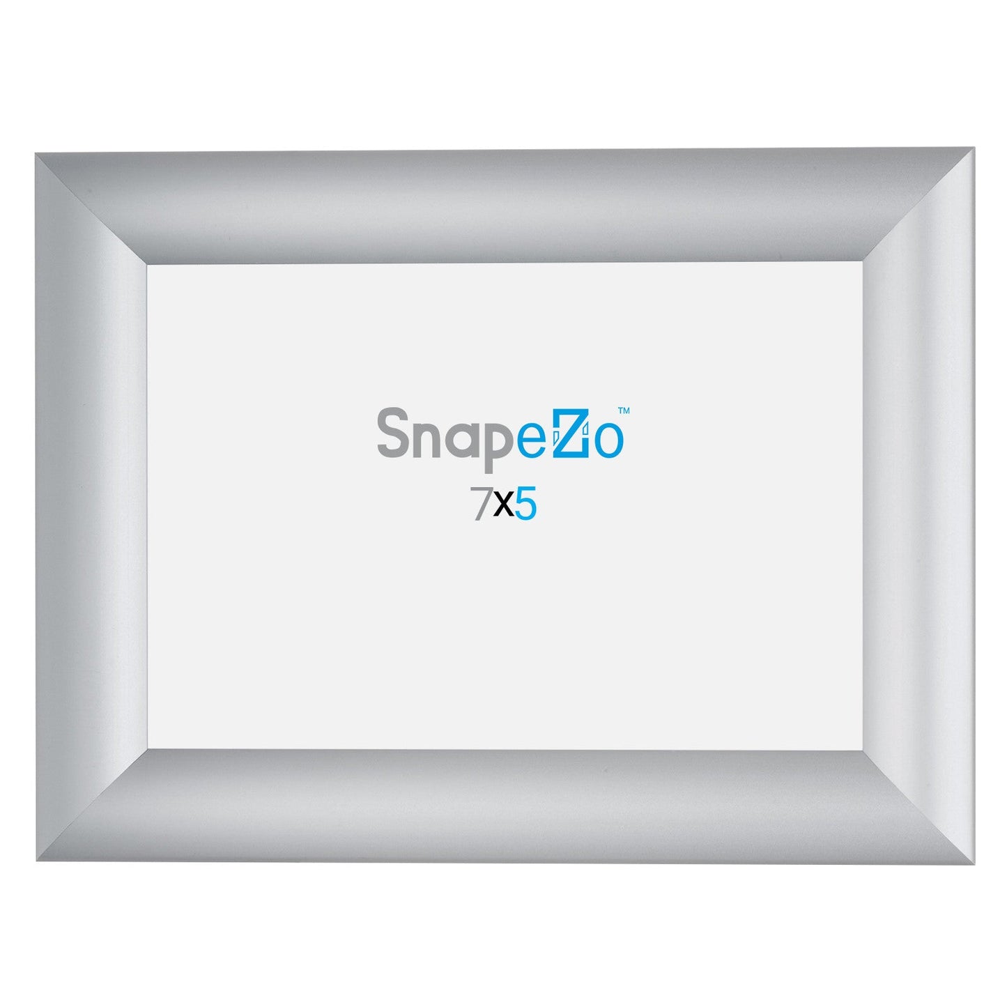 5x7 Silver SnapeZo® Poster Snap Frame 1" - Snap Frames Direct