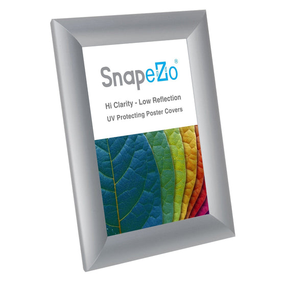 5x7 Silver SnapeZo® Poster Snap Frame 1" - Snap Frames Direct