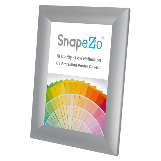 5x7 Silver SnapeZo® Poster Snap Frame 1" - Snap Frames Direct