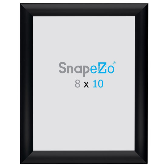 8x10 Brushed Black SnapeZo® Snap Frame - 1" Profile - Snap Frames Direct