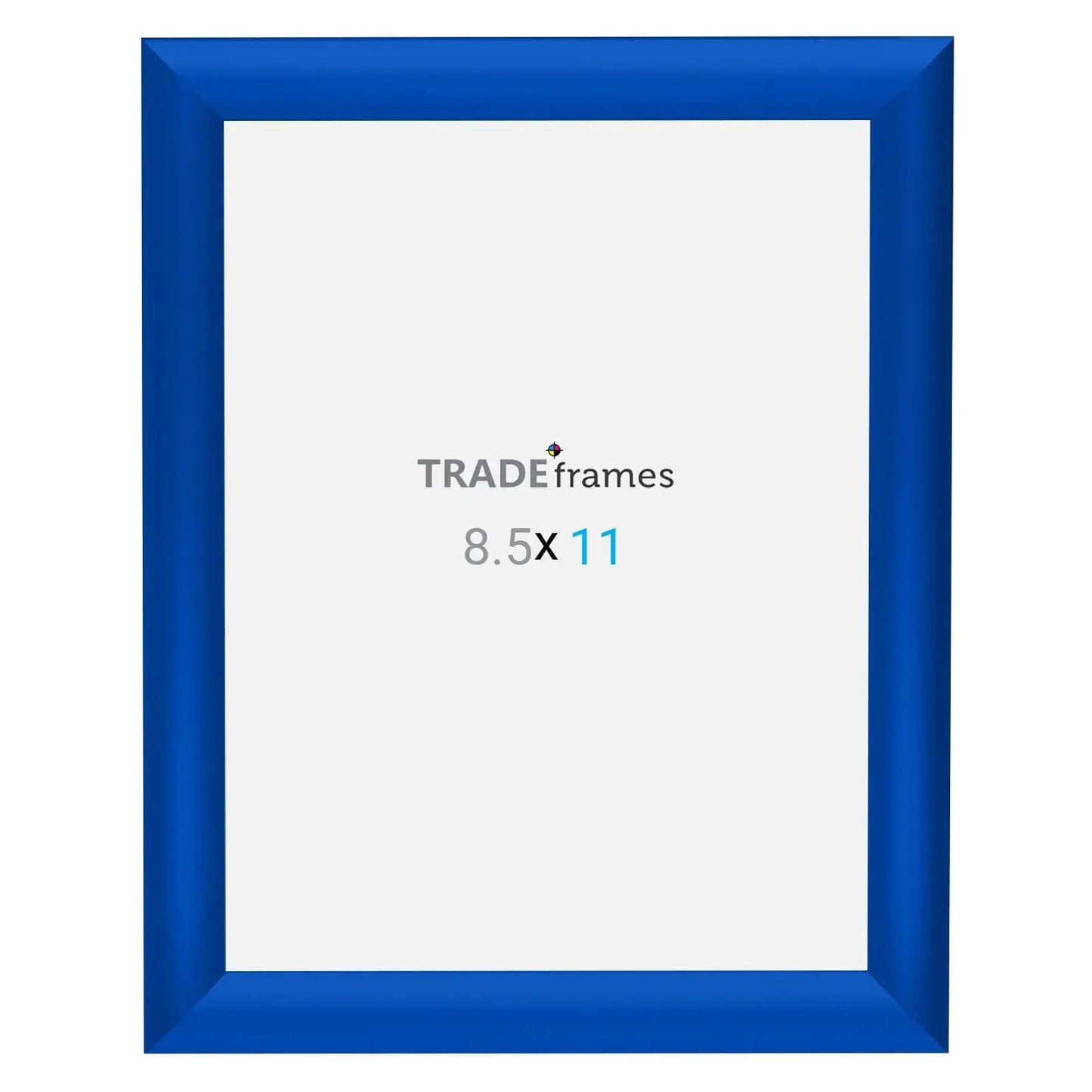8.5x11 Inches Blue Snap Frame - 1" Profile - Snap Frames Direct