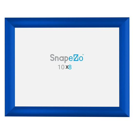 8x10 Blue SnapeZo® Snap Frame - 1" Profile - Snap Frames Direct
