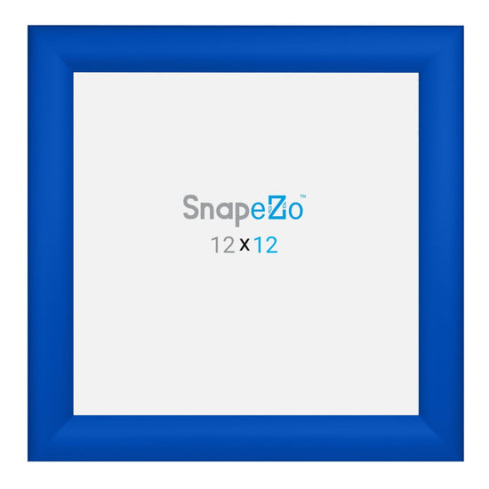 12x12 Blue SnapeZo® Snap Frame - 1.2" Profile - Snap Frames Direct