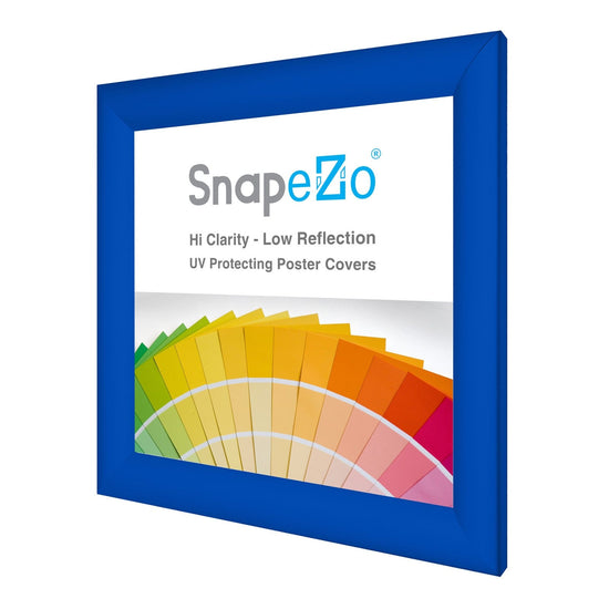 12x12 Blue SnapeZo® Snap Frame - 1.2" Profile - Snap Frames Direct