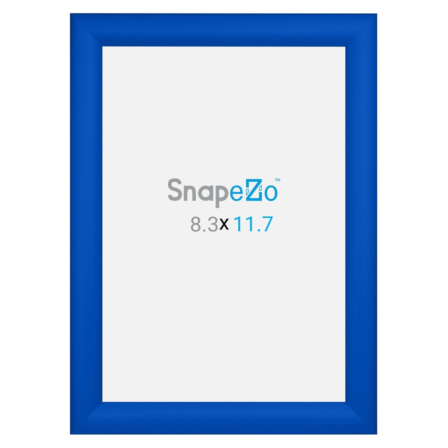 A4 Blue SnapeZo® Snap Frame - 1.2" Profile - Snap Frames Direct