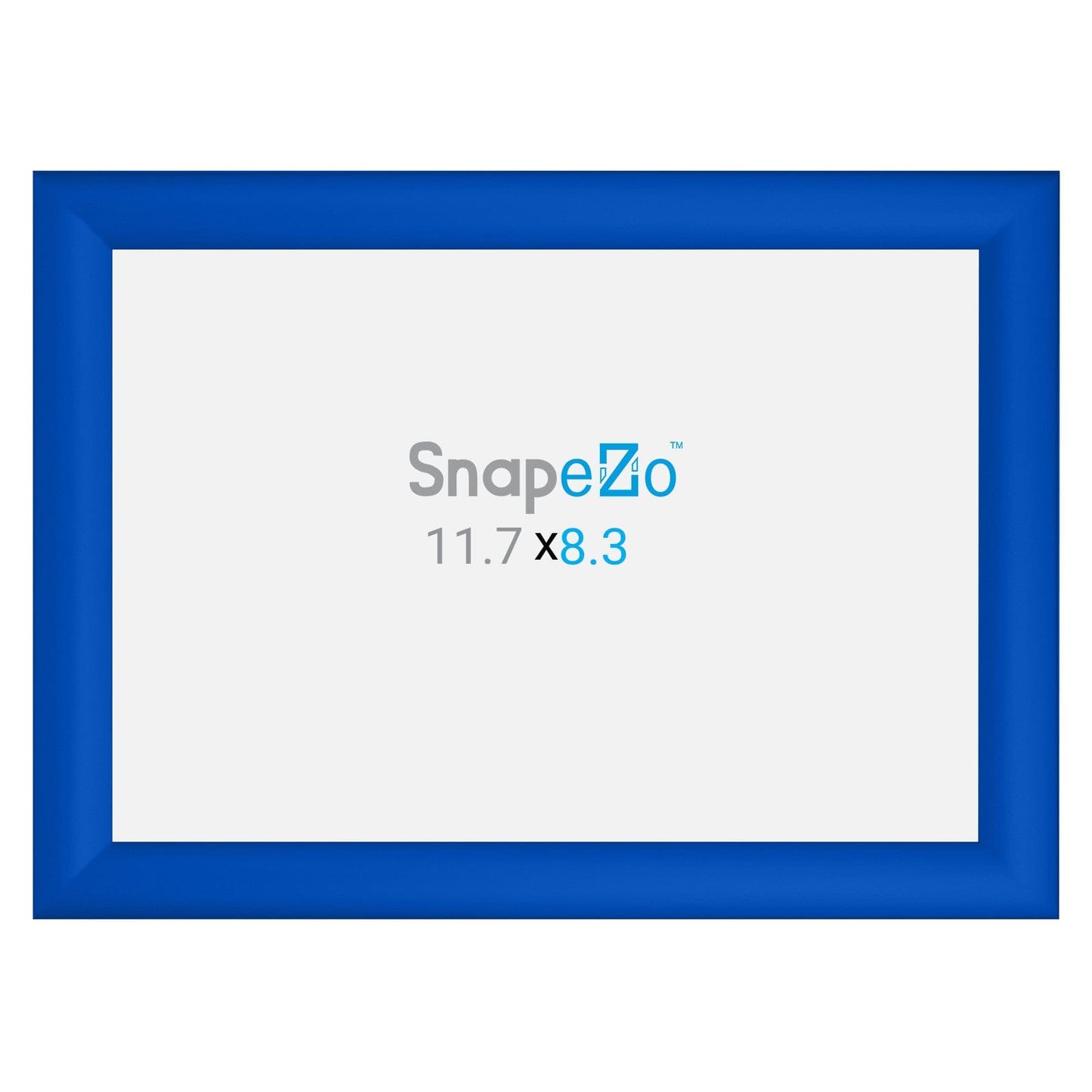 A4 Blue SnapeZo® Snap Frame - 1.2" Profile - Snap Frames Direct