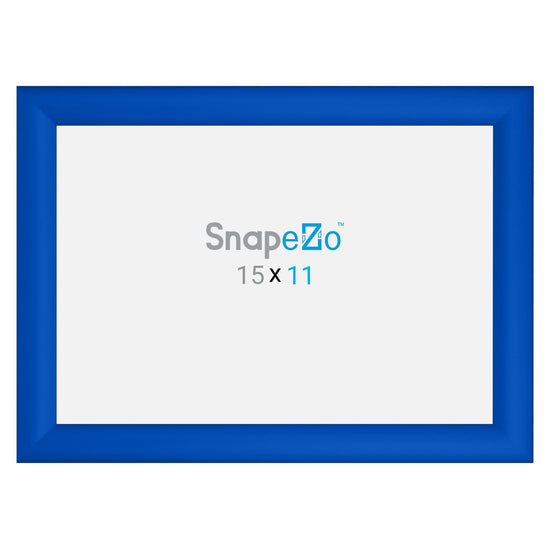 11x15 Blue SnapeZo® Snap Frame - 1.2" Profile - Snap Frames Direct