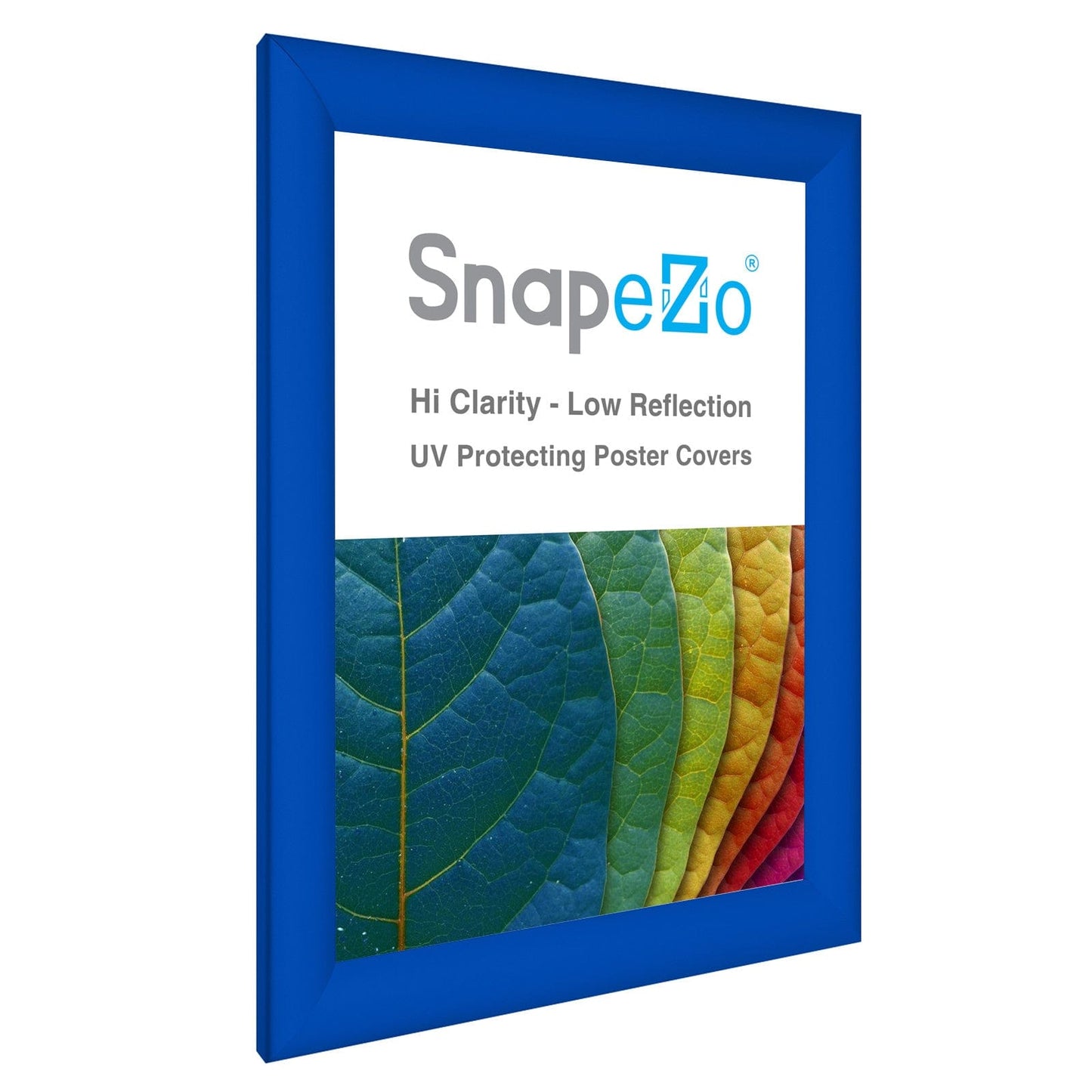 11x15 Blue SnapeZo® Snap Frame - 1.2" Profile - Snap Frames Direct