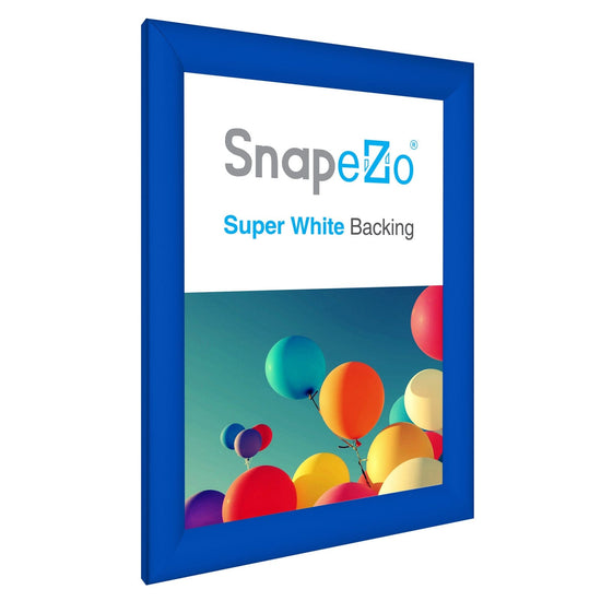 A4 Blue SnapeZo® Snap Frame - 1.2" Profile - Snap Frames Direct