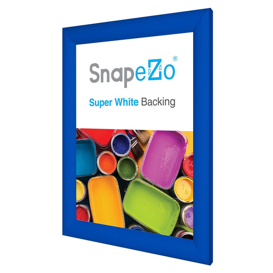 A4 Blue SnapeZo® Snap Frame - 1.2" Profile - Snap Frames Direct