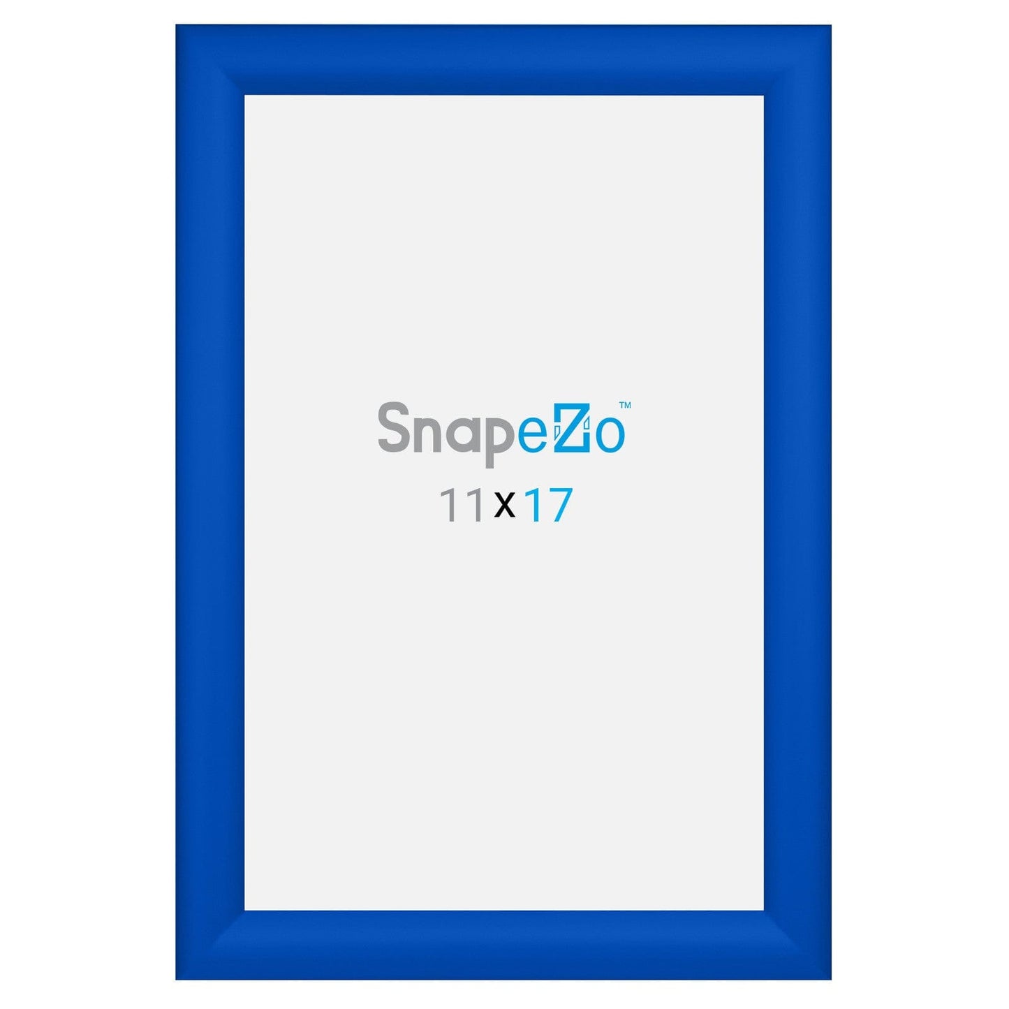 11x17 Blue SnapeZo® Snap Frame - 1.2" Profile - Snap Frames Direct