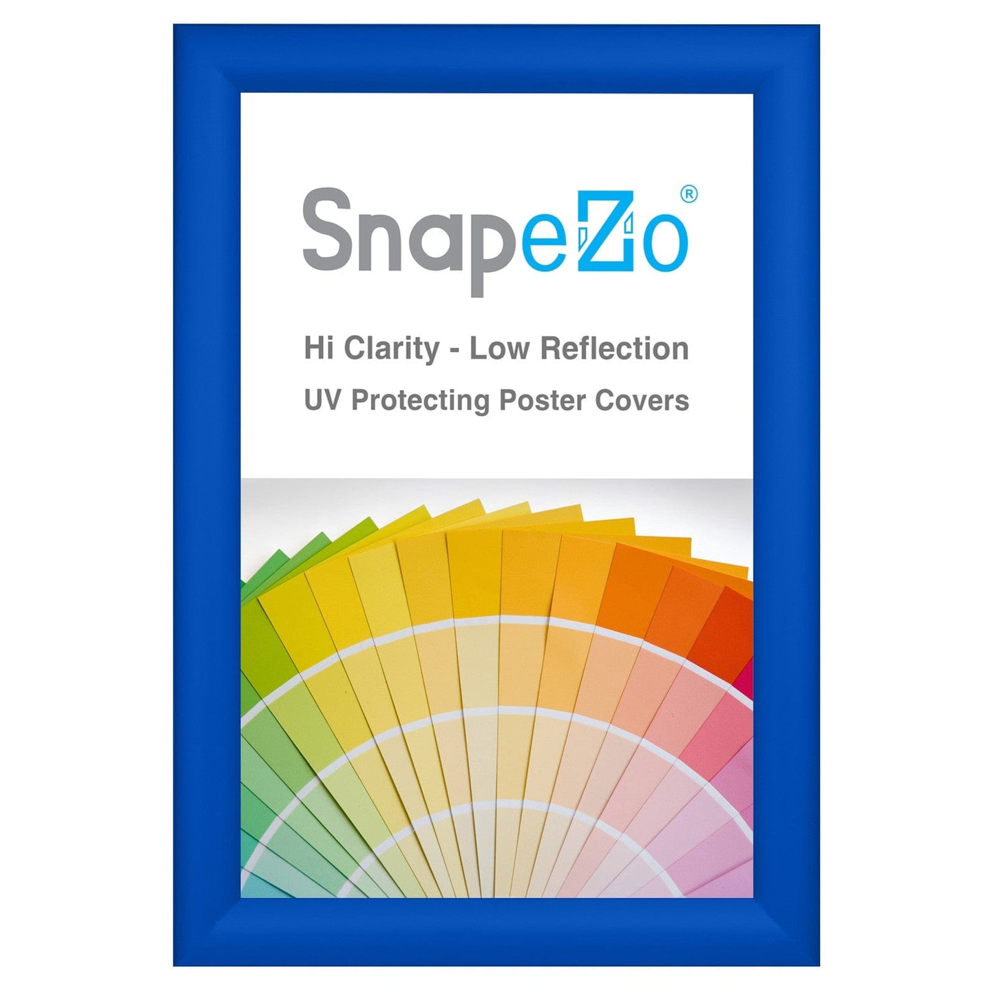 11x16 Blue SnapeZo® Snap Frame - 1.2" Profile - Snap Frames Direct