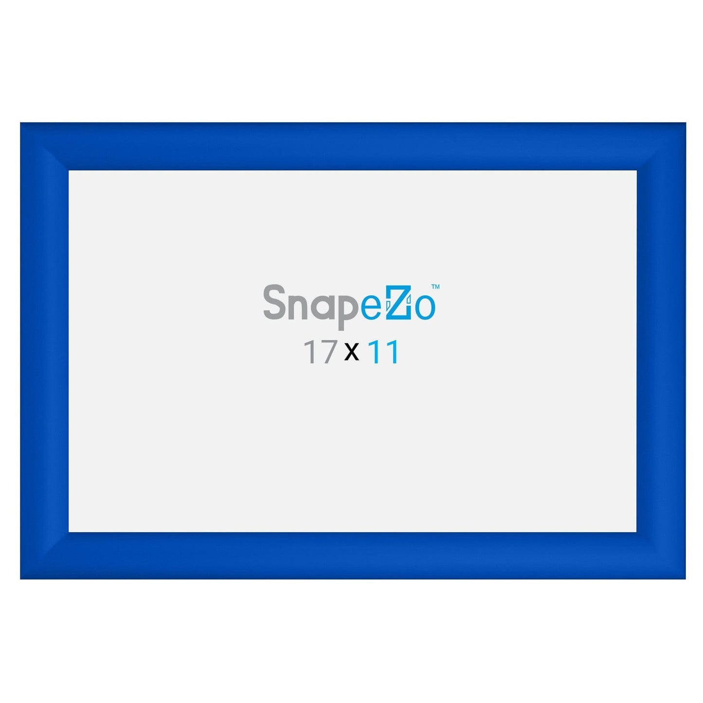 11x17 Blue SnapeZo® Snap Frame - 1.2" Profile - Snap Frames Direct