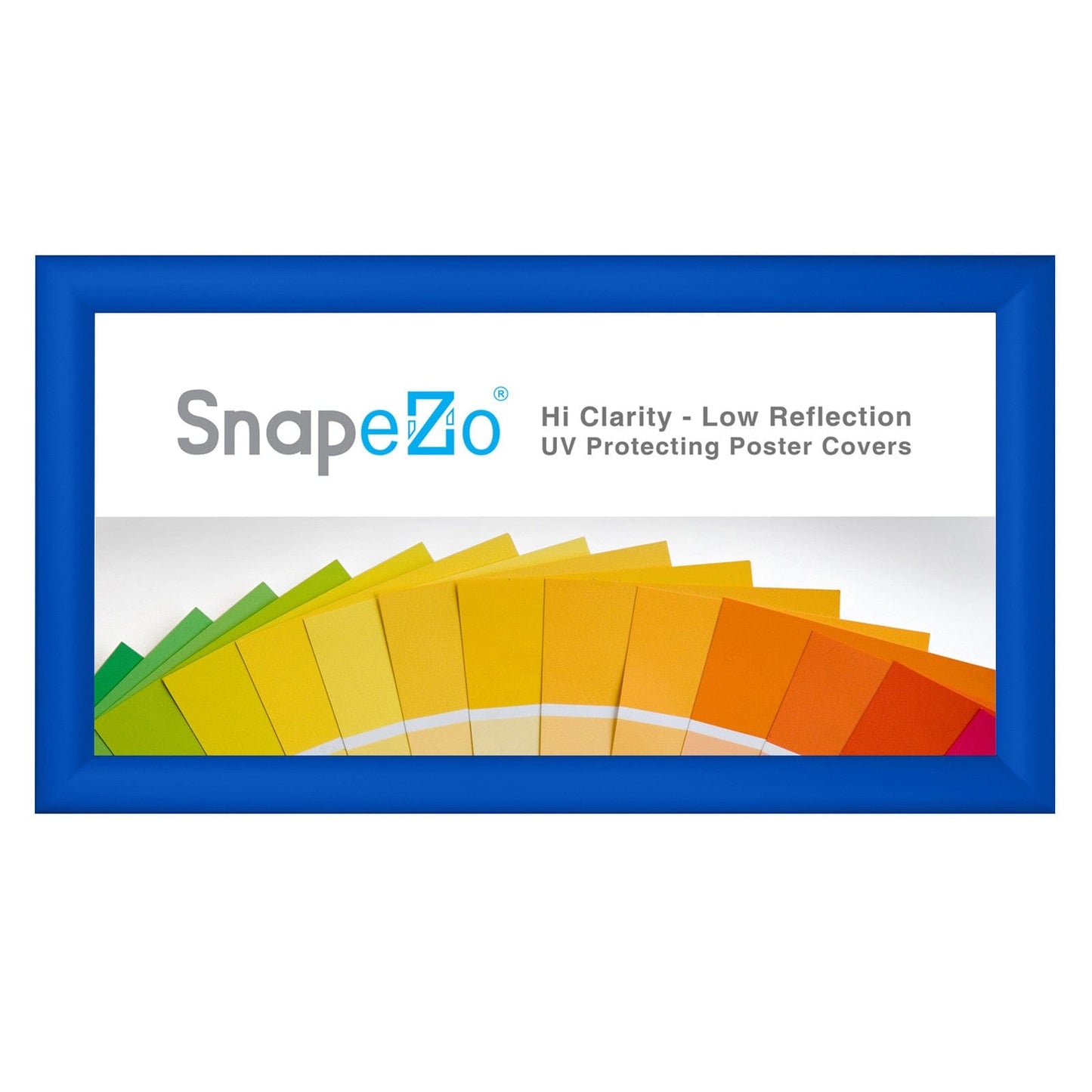 7x14 Blue SnapeZo® Snap Frame - 1.2" Profile - Snap Frames Direct