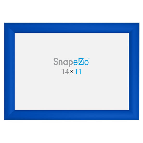 11x14 Blue SnapeZo® Snap Frame - 1.2" Profile - Snap Frames Direct