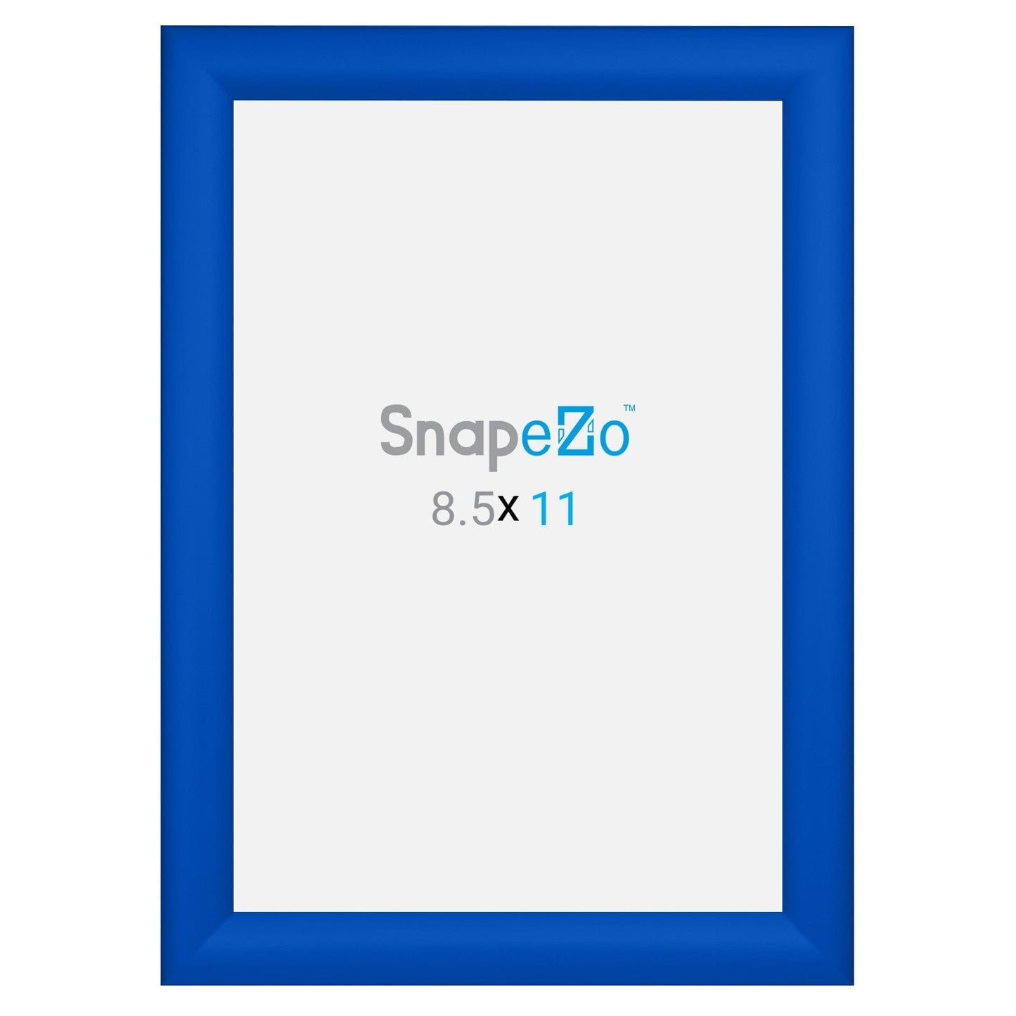 8.5x11 Blue SnapeZo® Snap Frame - 1.2" Profile - Snap Frames Direct