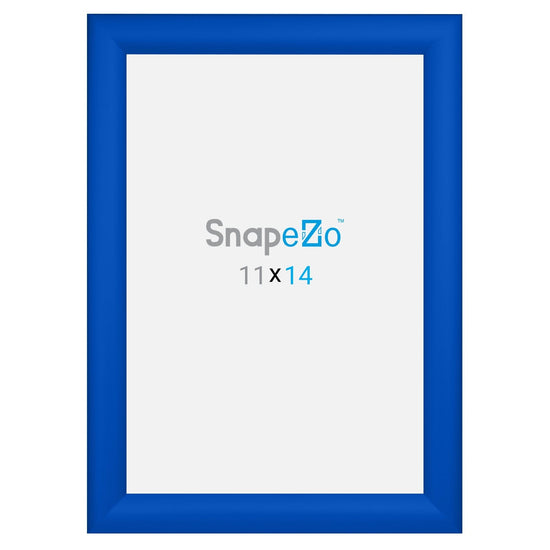 11x14 Blue SnapeZo® Snap Frame - 1.2" Profile - Snap Frames Direct