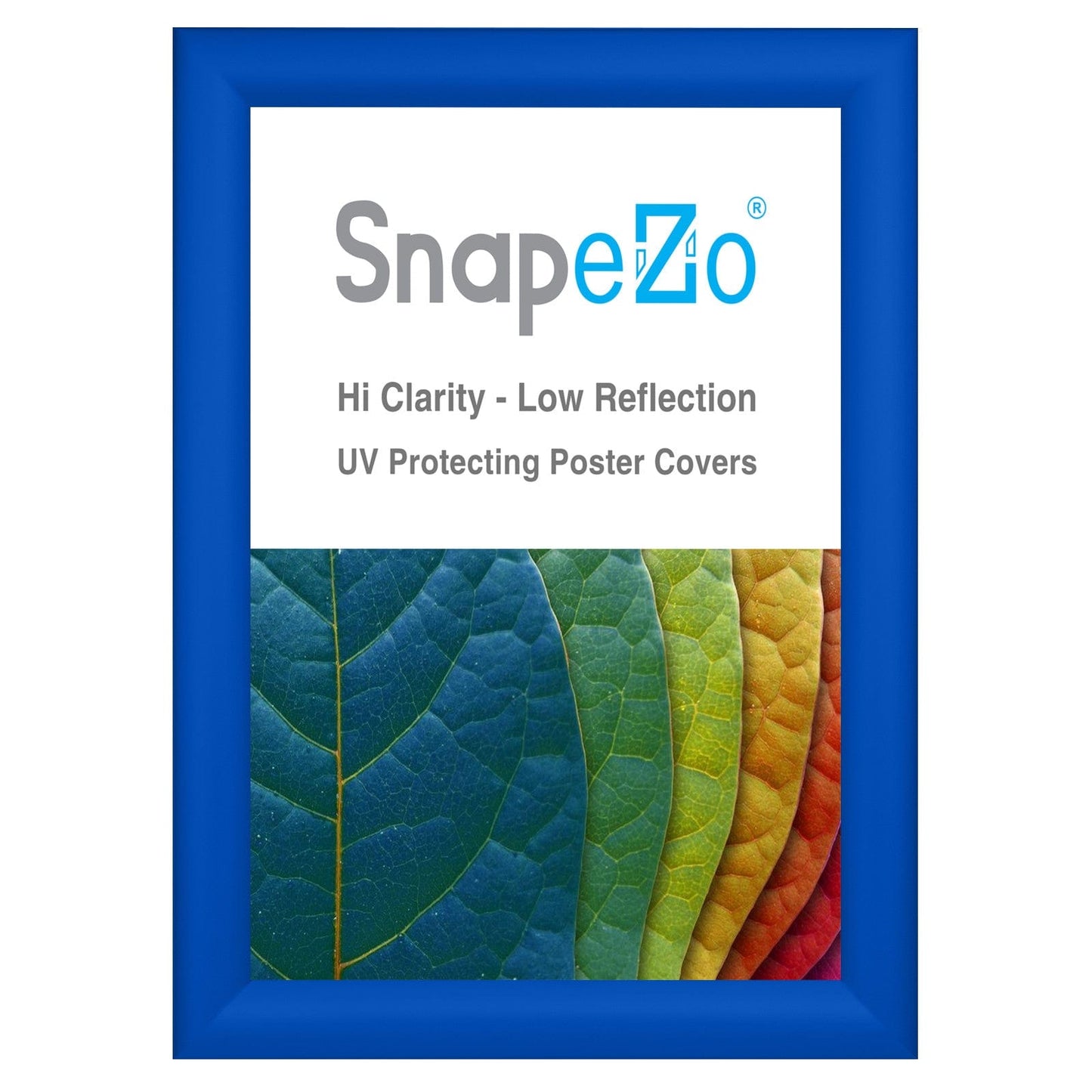 11x14 Blue SnapeZo® Snap Frame - 1.2" Profile - Snap Frames Direct