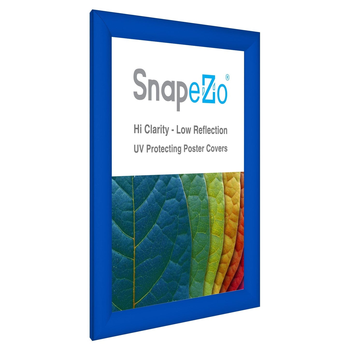 11x14 Blue SnapeZo® Snap Frame - 1.2" Profile - Snap Frames Direct