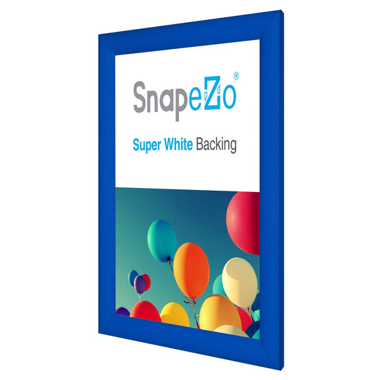 8.5x11 Blue SnapeZo® Snap Frame - 1.2" Profile - Snap Frames Direct