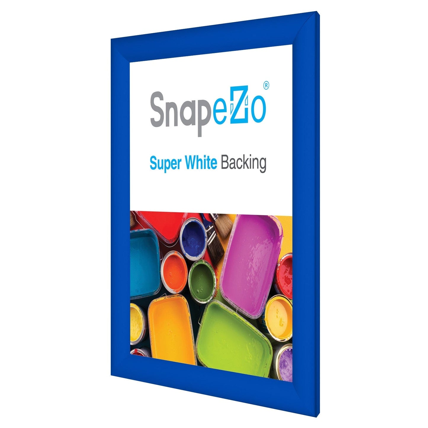 11x14 Blue SnapeZo® Snap Frame - 1.2" Profile - Snap Frames Direct