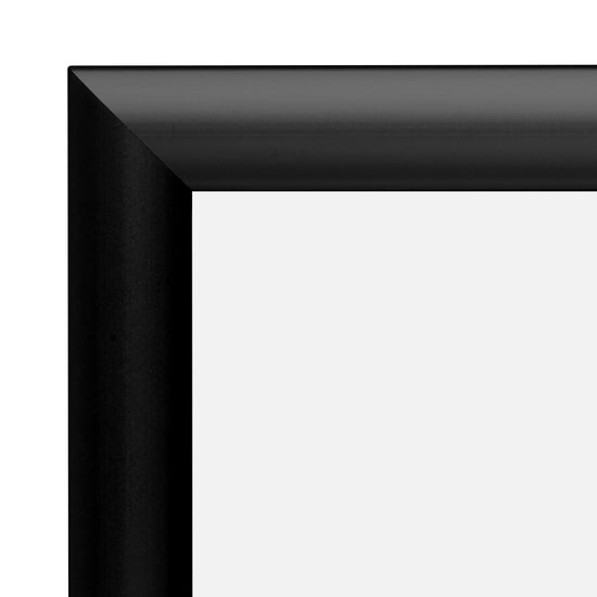 8.5x11 Black Certificate Snap Frame 1" Profile - Snap Frames Direct