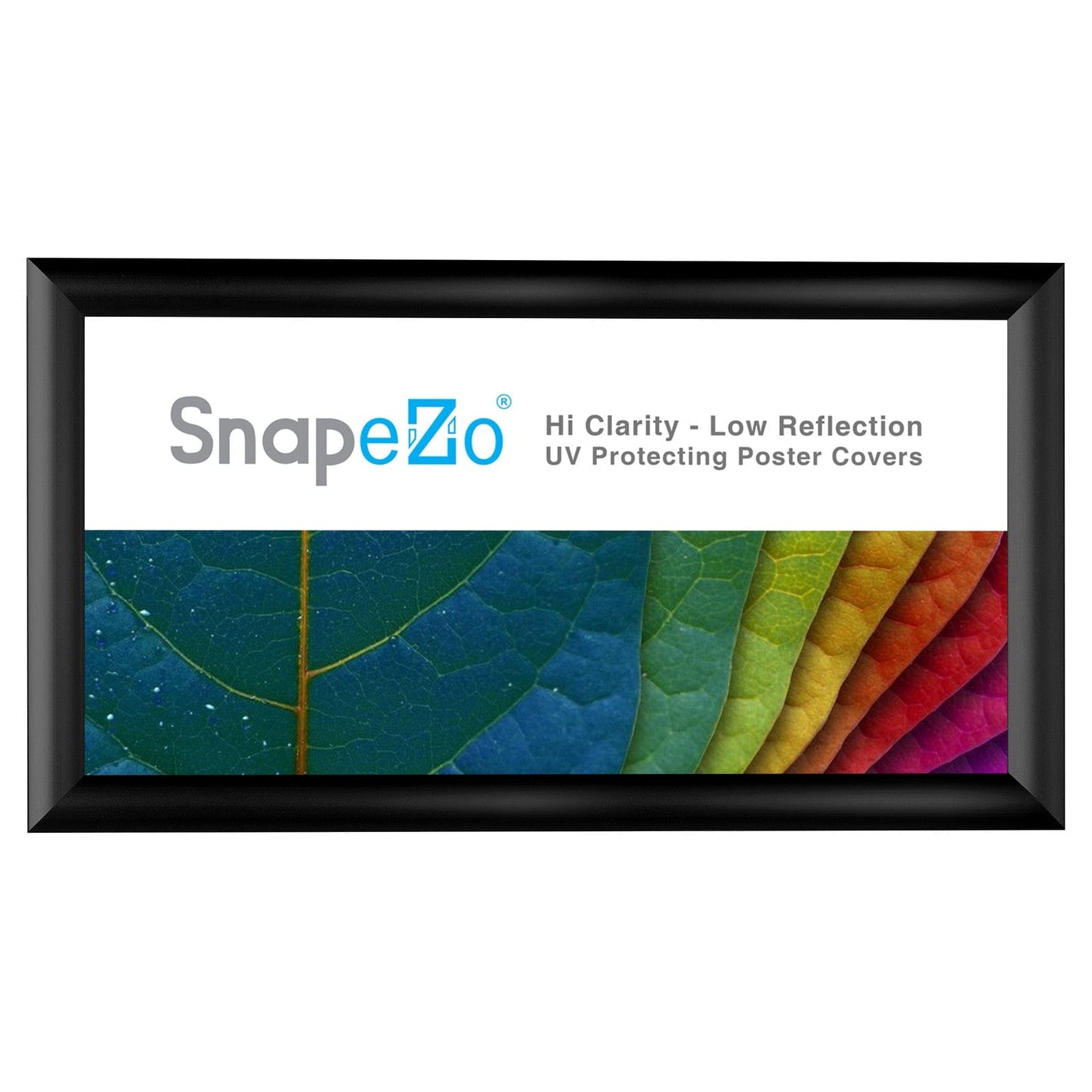 7x14 Black SnapeZo® Snap Frame - 1" Profile - Snap Frames Direct