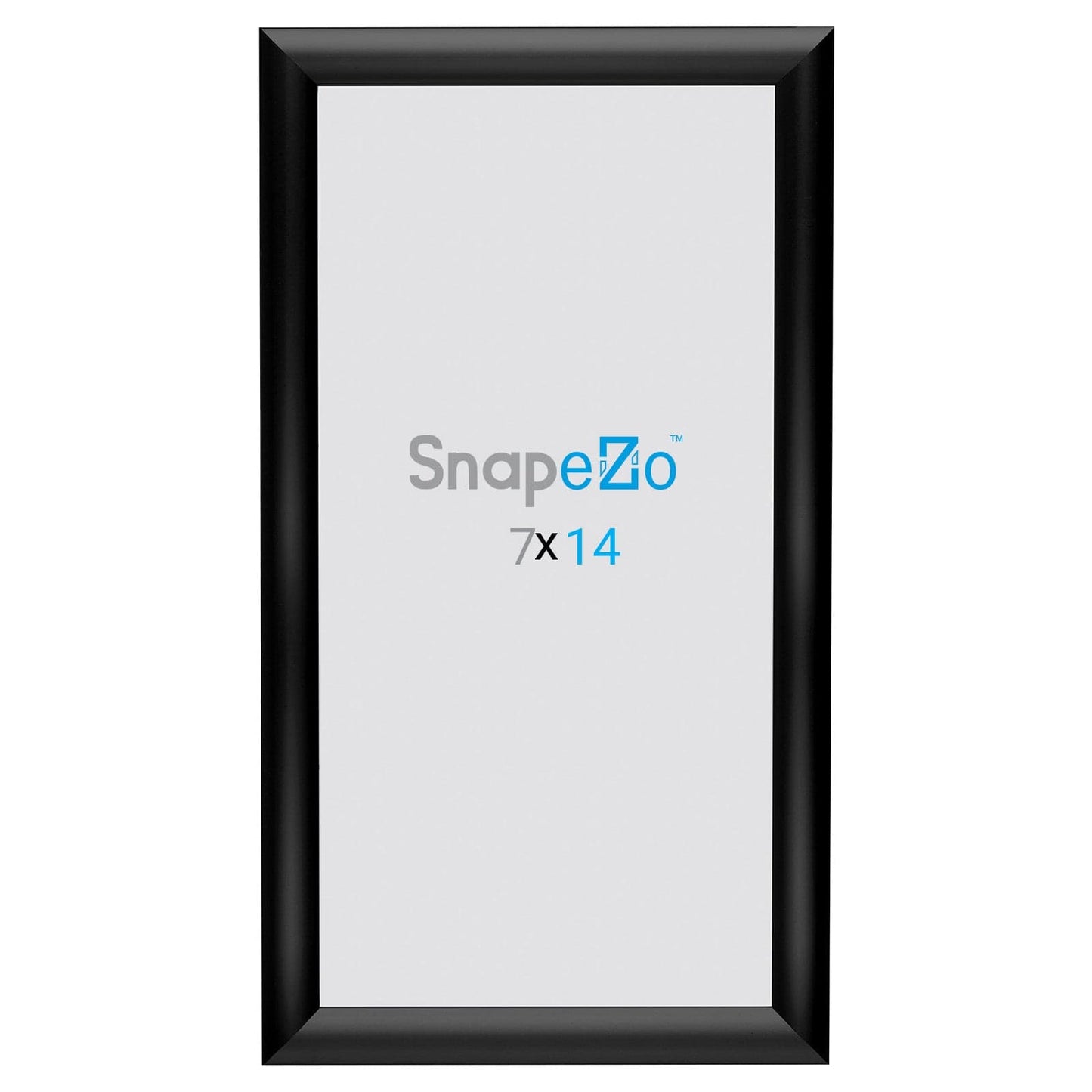 7x14 Black SnapeZo® Snap Frame - 1" Profile - Snap Frames Direct