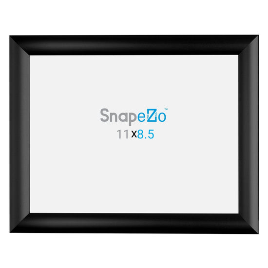 8.5x11 Inches Black SnapeZo® Snap Frame - 1" Profile - Snap Frames Direct
