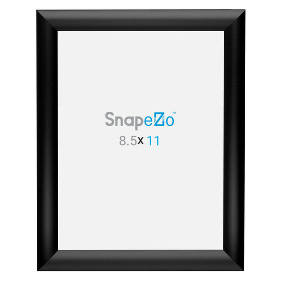 8.5x11 Inches Black SnapeZo® Snap Frame - 1" Profile - Snap Frames Direct
