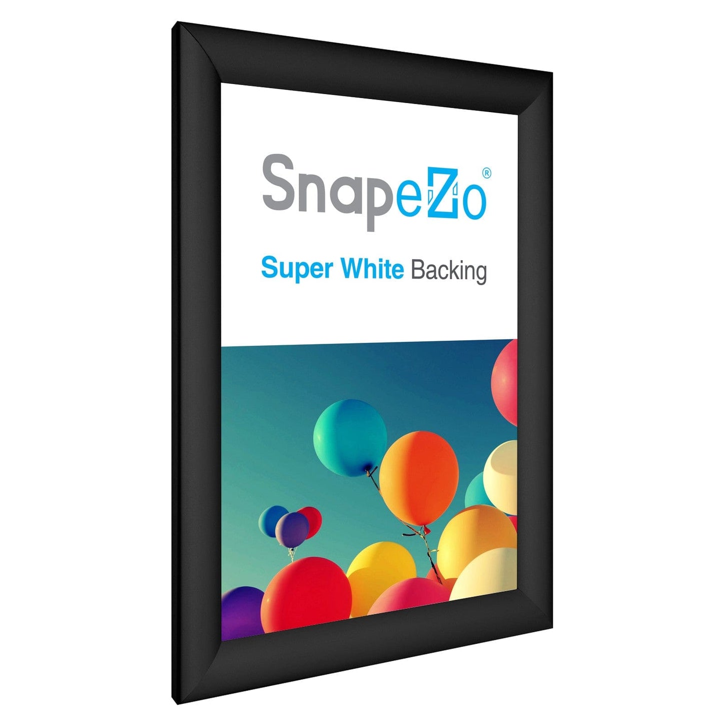 10x15 Black SnapeZo® Snap Frame - 1.2" Profile - Snap Frames Direct