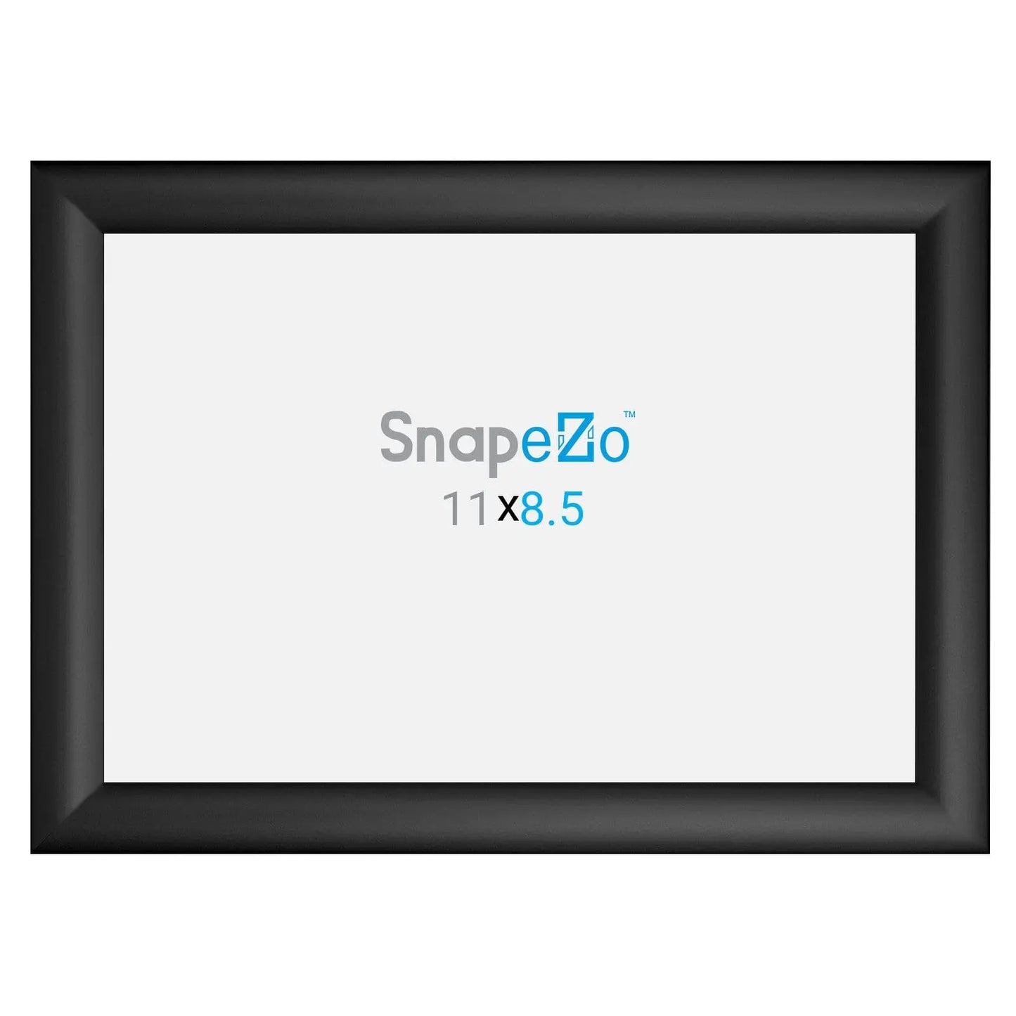 8.5x11 Black SnapeZo® Snap Frame - 1.2" Profile - Snap Frames Direct