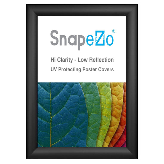 Black certificate snap frame poster size 8.5X11 - 1.2 inch profile - Snap Frames Direct