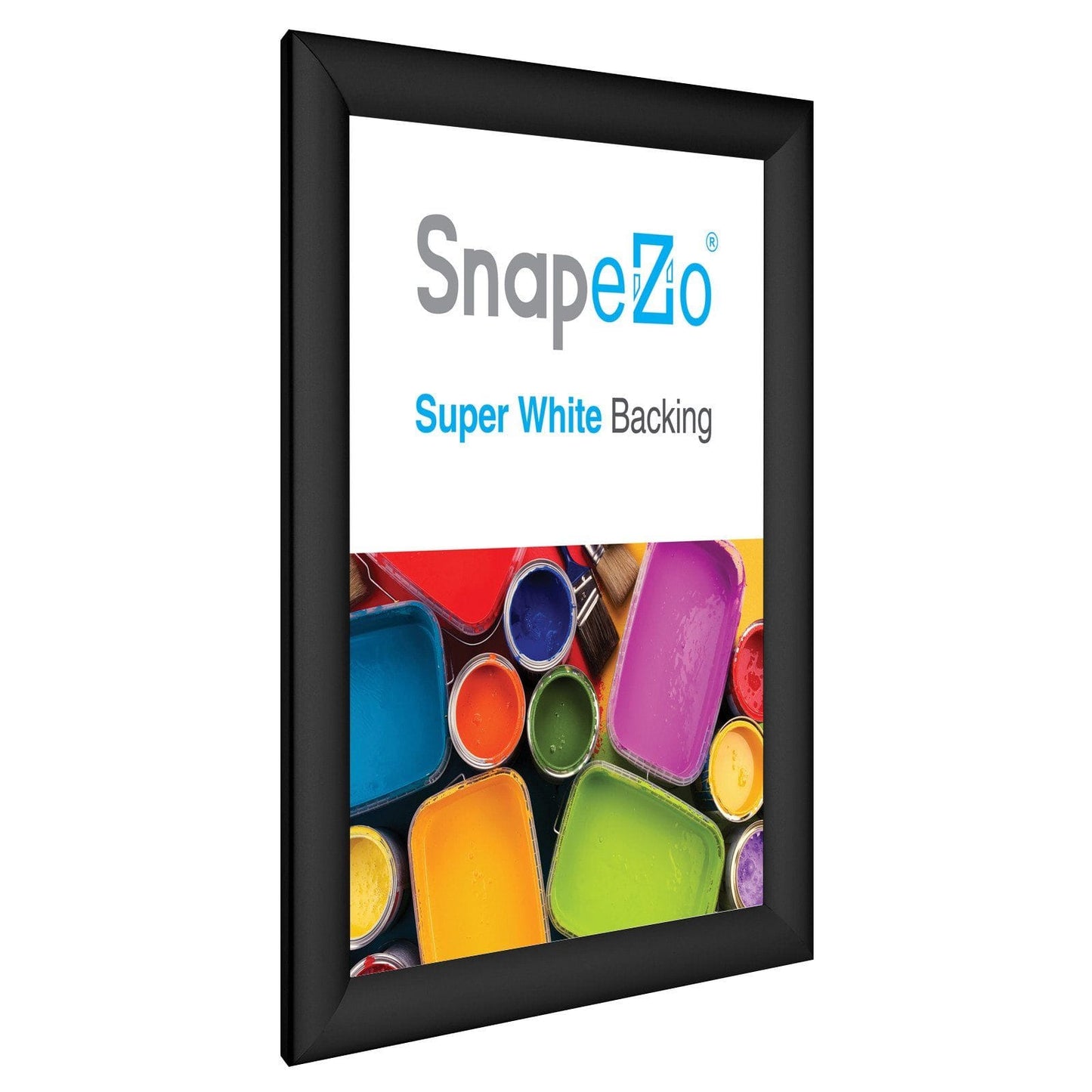 9x11.5 Black SnapeZo® Archival - 1.2" Profile - Snap Frames Direct