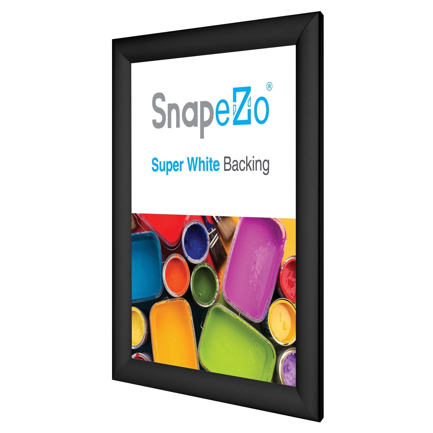 8x10 Black SnapeZo® Snap Frame - 1.2" Profile - Snap Frames Direct