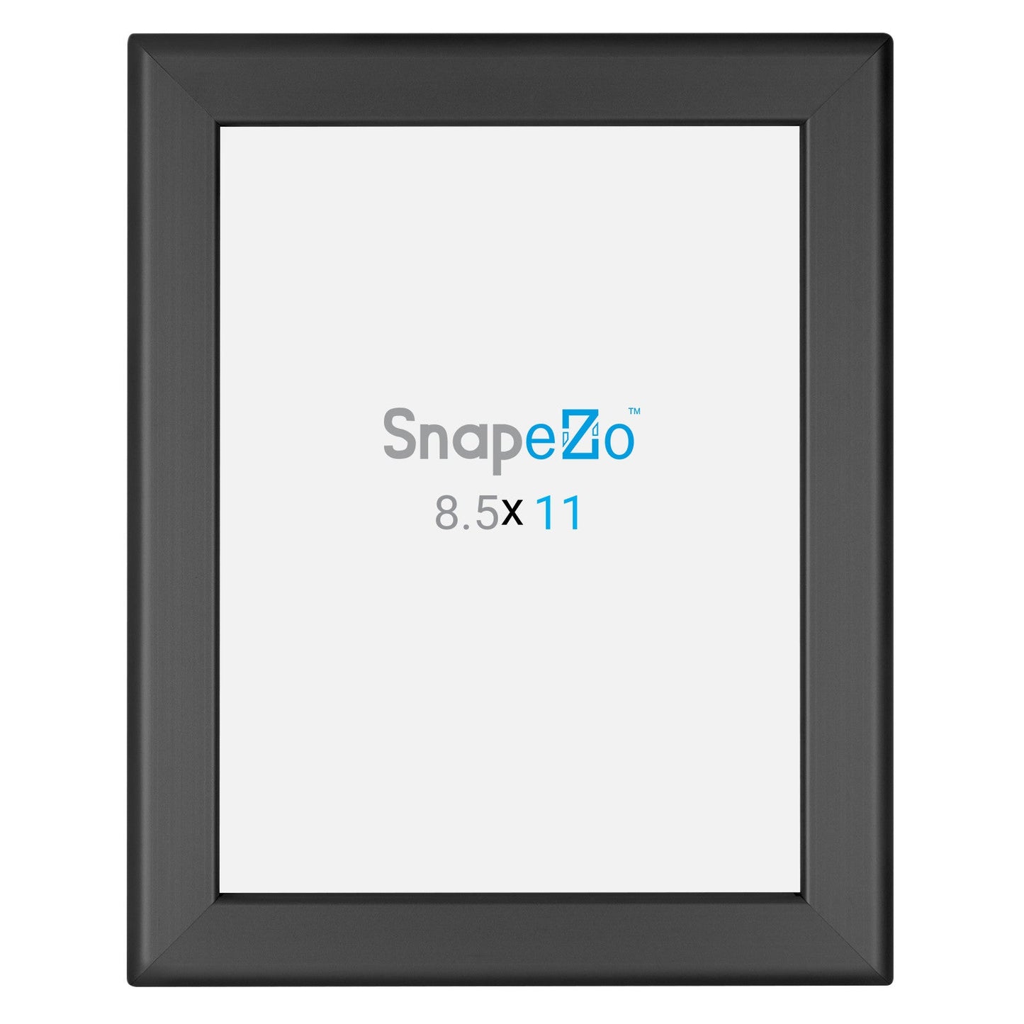 8.5x11 Black SnapeZo® Poster Snap Frame 1.25" - Snap Frames Direct