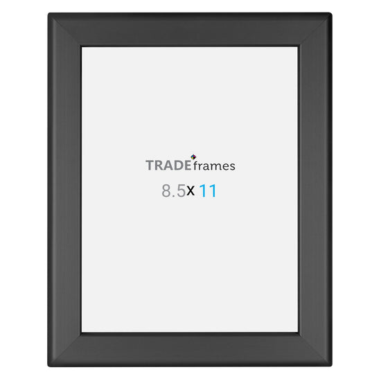 8.5x11 Inches Black Snap Frame - 1.25" Profile - Snap Frames Direct