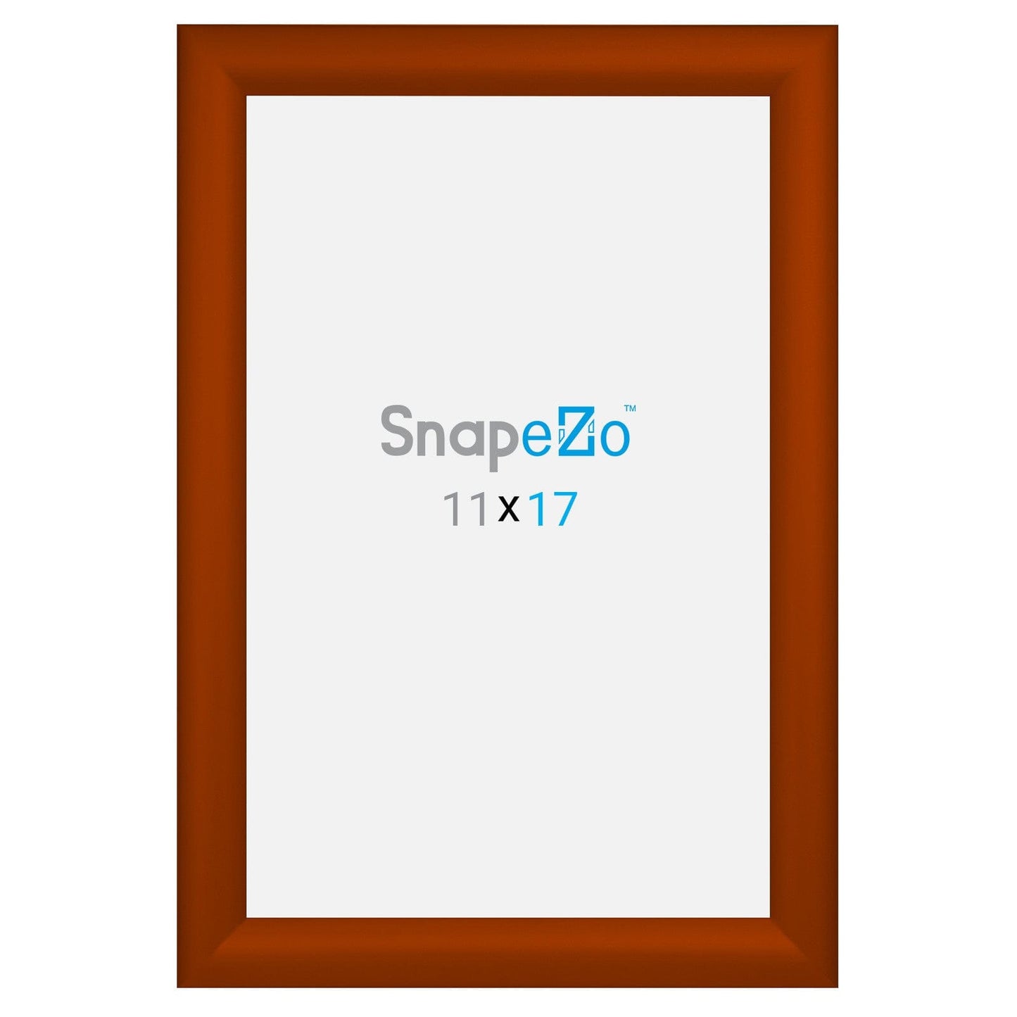 11x17 Brown SnapeZo® Snap Frame - 1.2" Profile - Snap Frames Direct