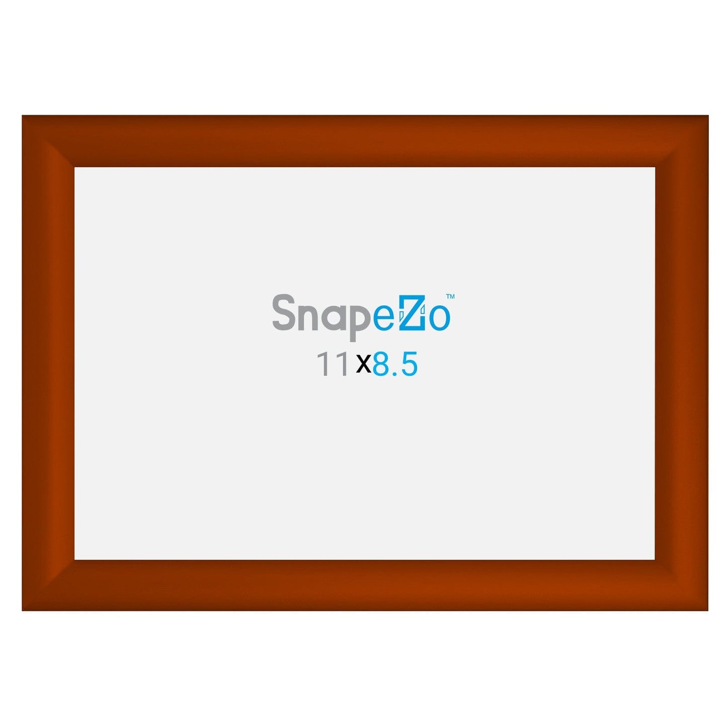 8.5x11 Brown SnapeZo® Snap Frame - 1.2" Profile - Snap Frames Direct