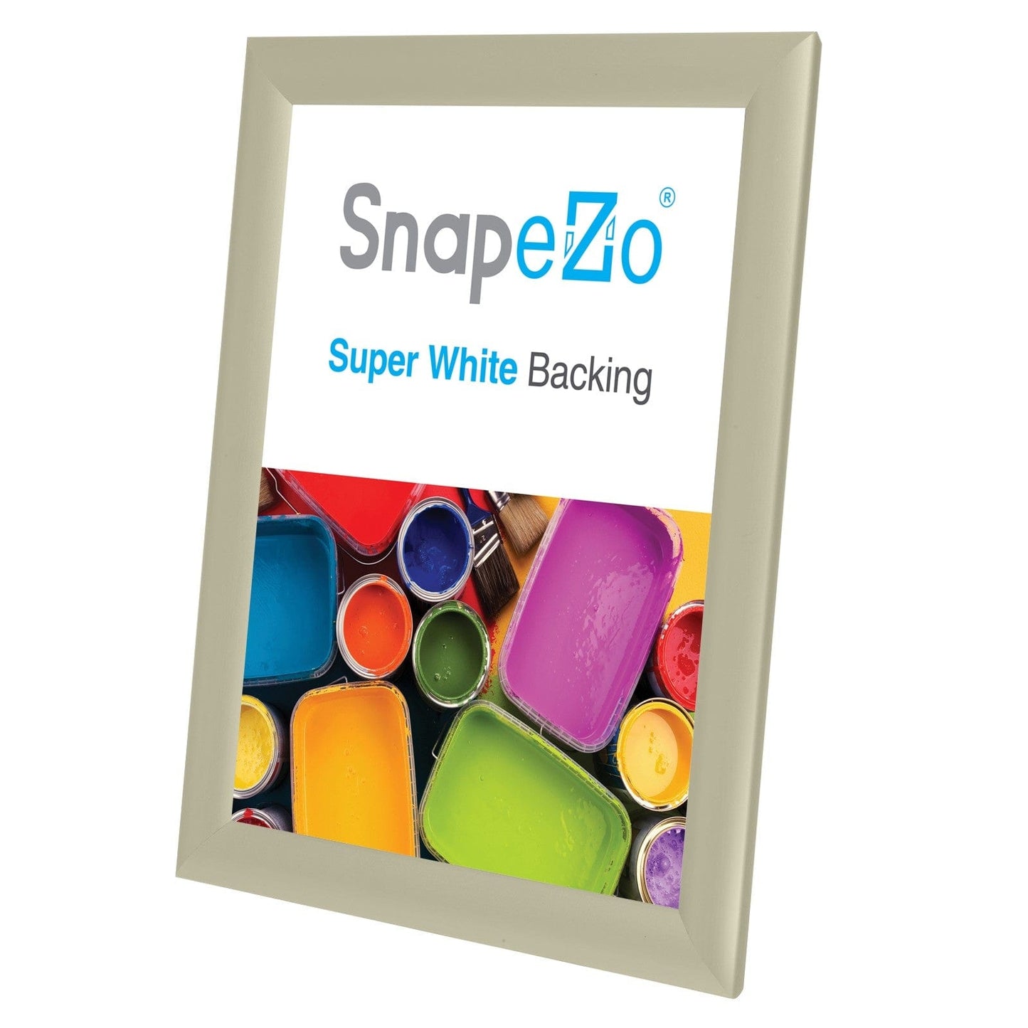 8.5x11 Cream SnapeZo® Snap Frame - 1" Profile - Snap Frames Direct