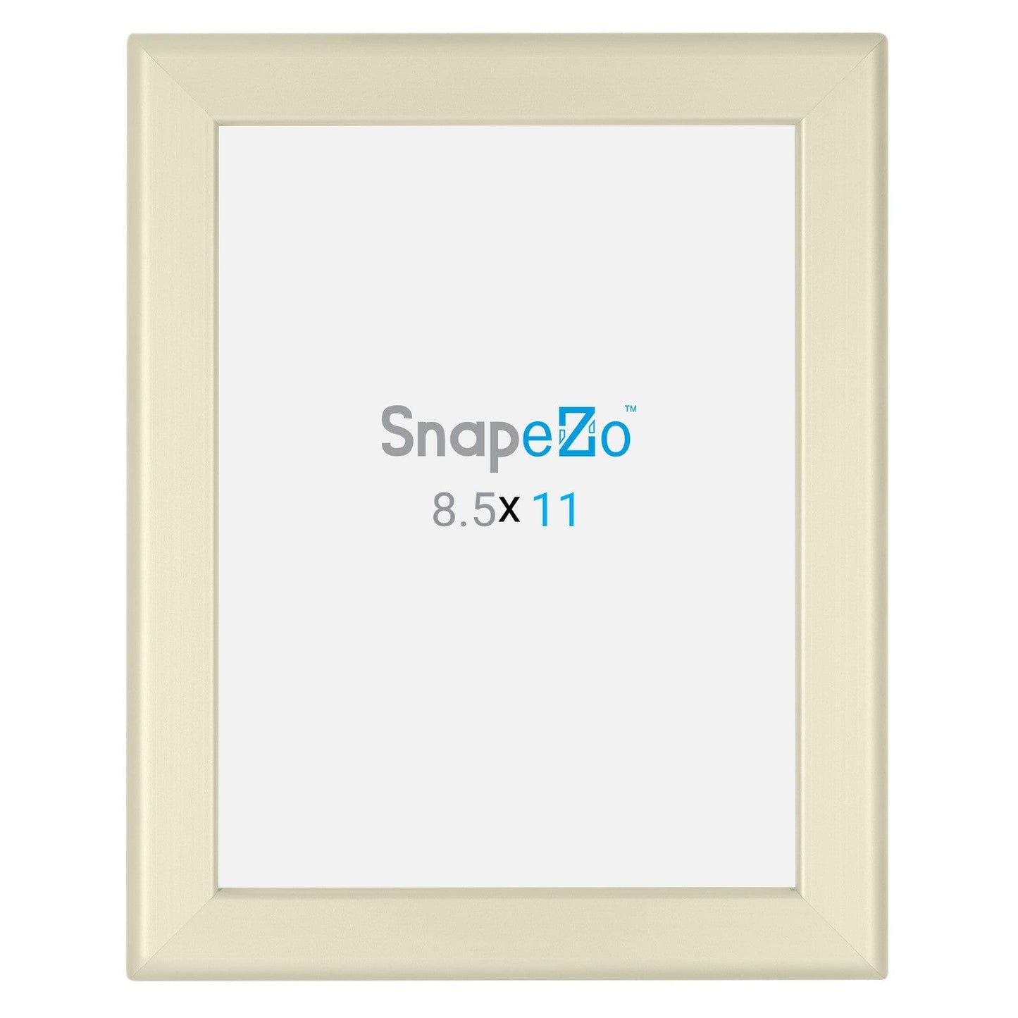 8.5x11 Inches Cream SnapeZo® Snap Frame - 1.25" profile - Snap Frames Direct