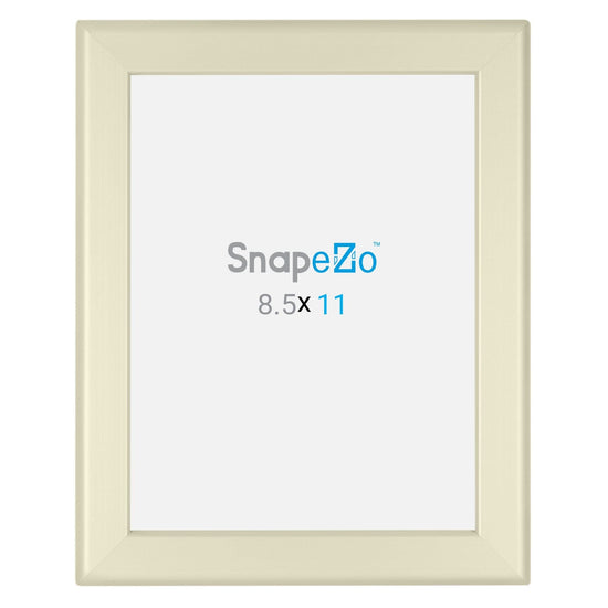 8.5x11 Inches Cream SnapeZo® Snap Frame - 1.25" profile - Snap Frames Direct