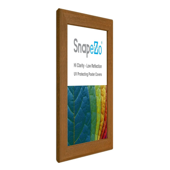 8.5x11 Dark Wood SnapeZo® Snap Frame - 1.25" Profile - Snap Frames Direct