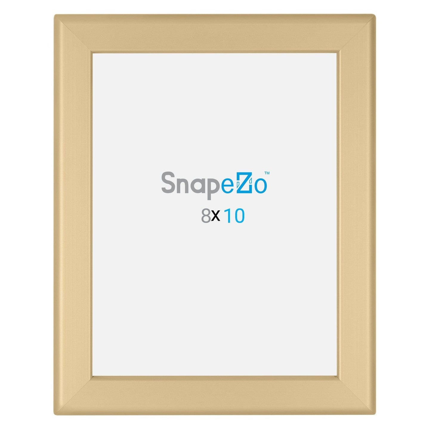 8x10 Gold SnapeZo® Snap Frame - 1.25" Profile - Snap Frames Direct