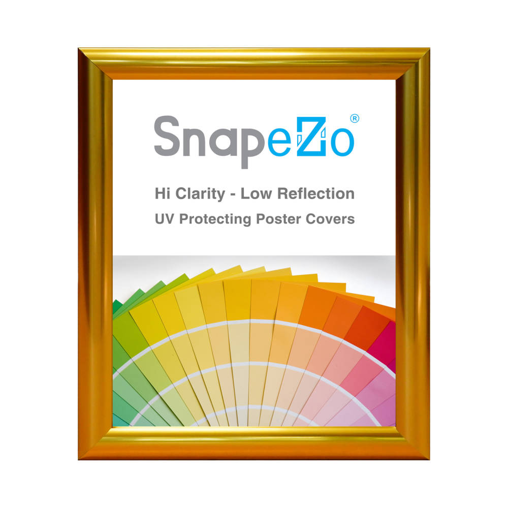 8x10 Gold Effect Photo Frame 1 Inch Snapezo® – Snap Frames Direct