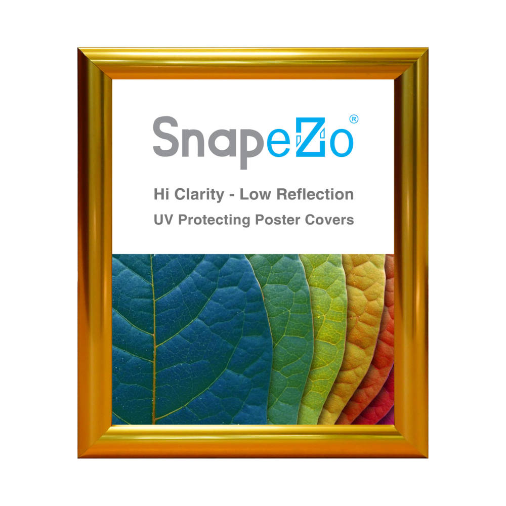 8.5x14 Gold Effect Certificate Frame 1 Inch Snapezo®