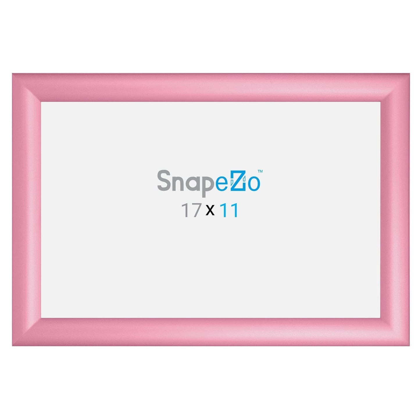 11x17 Pink SnapeZo® Snap Frame - 1.2" Profile - Snap Frames Direct